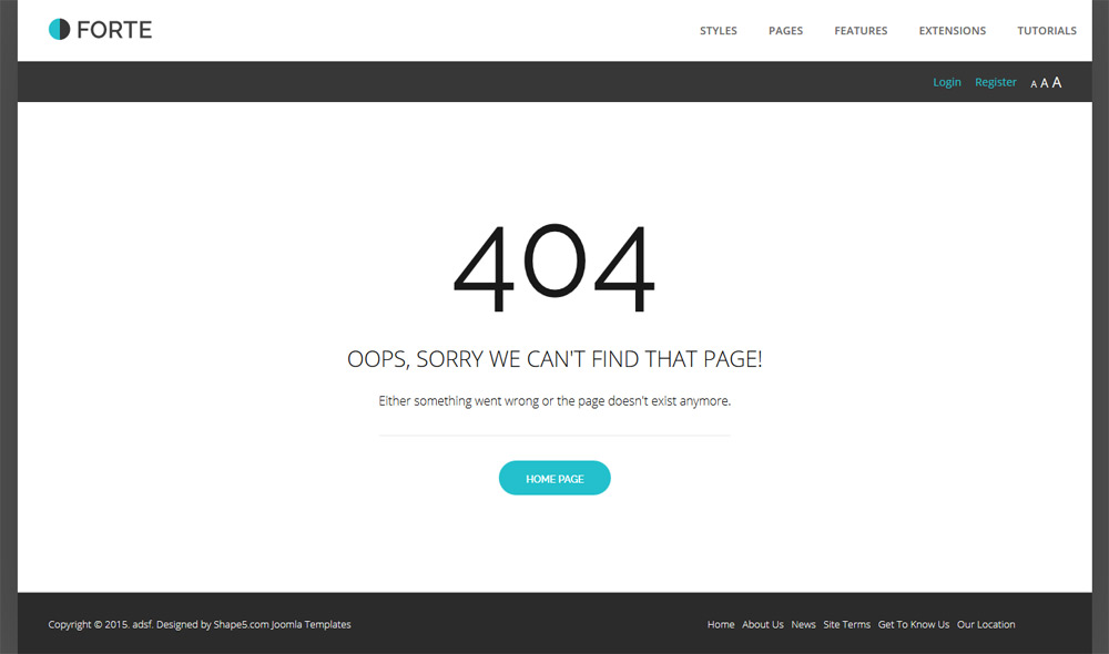 Страница 404 wordpress