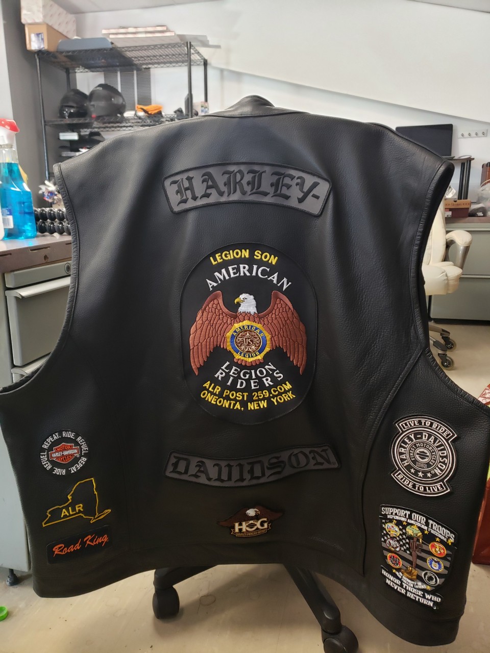 American Legion Riders Post 259 Vest and Patches - ALR Post 259 Blogs ...